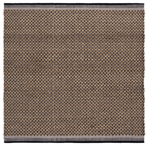 Safavieh Natural Hand-woven Seagrass Runner Rug – Elegant, Earthy Tones For Stylish Home Decor And Comfort Natural ,Black 60% Seagrass,20% Cotton,20% Wool Nfb201a-6sq