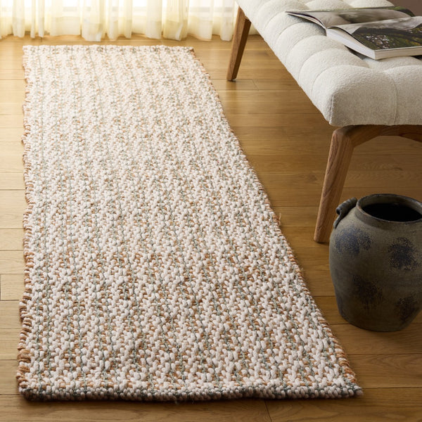 Safavieh Natural Hand-loomed Area Rug In Timeless Ivory – Elegant, Eco-friendly Décor For Any Room Natural ,Ivory 50% Jute 45% Wool,& 5% Pet Nfb225a-6