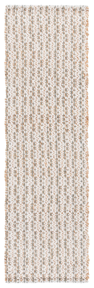 Safavieh Natural Hand-loomed Runner Rug - Eco-friendly Jute & Wool Blend For Timeless Home Décor Appeal Natural ,Ivory 50% Jute 45% Wool,& 5% Pet Nfb225a-28