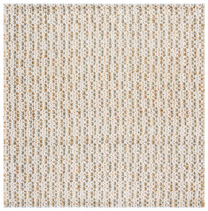 Safavieh Natural Hand-loomed Runner Rug - Eco-friendly Jute & Wool Blend For Timeless Home Décor Appeal Natural ,Ivory 50% Jute 45% Wool,& 5% Pet Nfb225a-6sq
