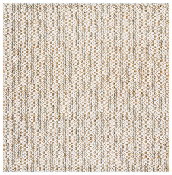 Safavieh Natural Hand-loomed Runner Rug - Eco-friendly Jute & Wool Blend For Timeless Home Décor Appeal Natural ,Ivory 50% Jute 45% Wool,& 5% Pet Nfb225a-6sq