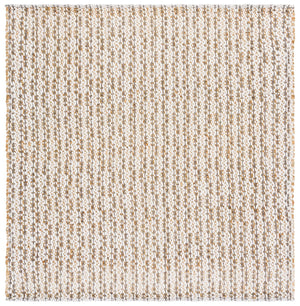 Safavieh Natural Hand-loomed Runner Rug - Eco-friendly Jute & Wool Blend For Timeless Home Décor Appeal Natural ,Grey 50% Jute 45% Wool,& 5% Pet Nfb225f-6sq