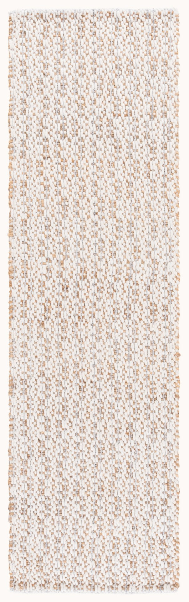 Safavieh Natural Hand-loomed Area Rug In Timeless Ivory – Elegant, Eco-friendly Décor For Any Room Natural ,Silver 50% Jute 45% Wool,& 5% Pet Nfb225g-4
