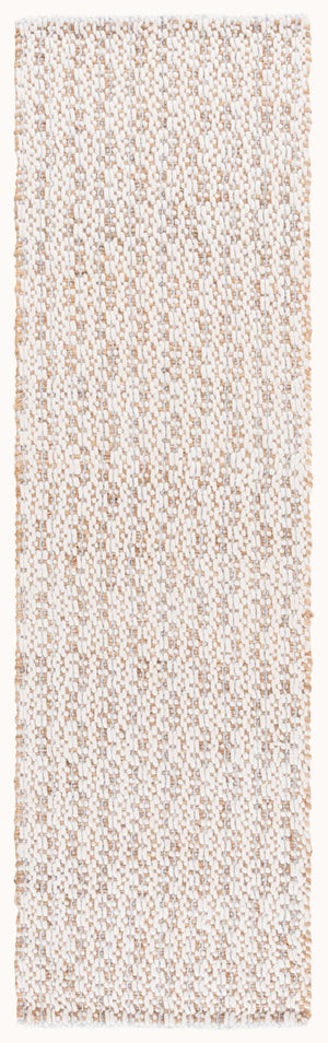 Safavieh Natural Hand-loomed Area Rug In Timeless Ivory – Elegant, Eco-friendly Décor For Any Room Natural ,Silver 50% Jute 45% Wool,& 5% Pet Nfb225g-4