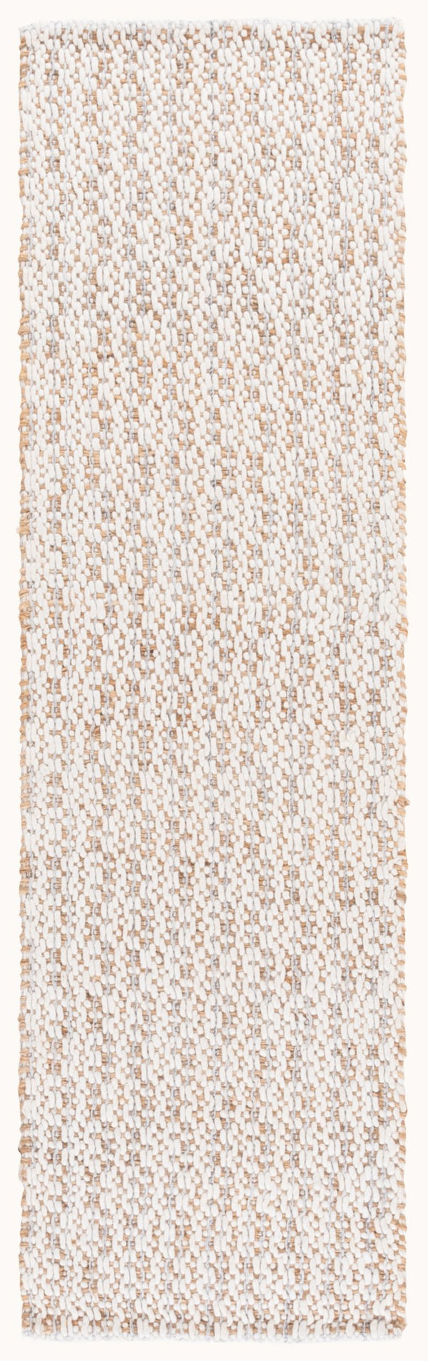 Safavieh Natural Hand-loomed Area Rug In Timeless Ivory – Elegant, Eco-friendly Décor For Any Room Natural ,Silver 50% Jute 45% Wool,& 5% Pet Nfb225g-4