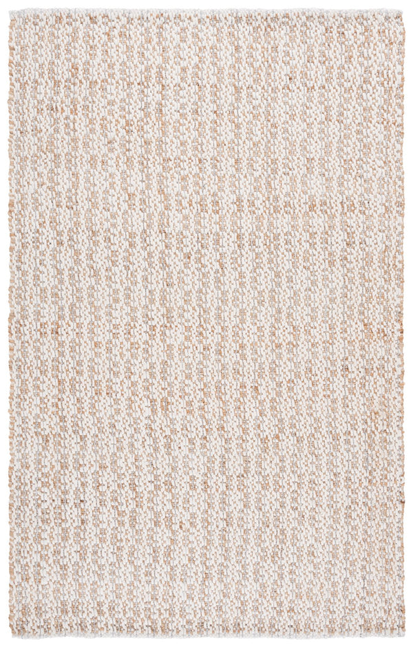 Safavieh Natural Hand-loomed Runner Rug - Eco-friendly Jute & Wool Blend For Timeless Home Décor Appeal Natural ,Silver 50% Jute 45% Wool,& 5% Pet Nfb225g-5