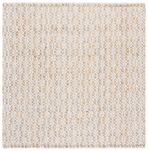 Safavieh Natural Hand-loomed Area Rug In Timeless Ivory – Elegant, Eco-friendly Décor For Any Room Natural ,Silver 50% Jute 45% Wool,& 5% Pet Nfb225g-4