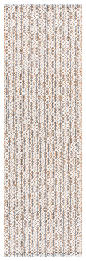 Safavieh Natural Hand-loomed Runner Rug - Eco-friendly Jute & Wool Blend For Timeless Home Décor Appeal Natural ,Blue 50% Jute 45% Wool,& 5% Pet Nfb225n-28