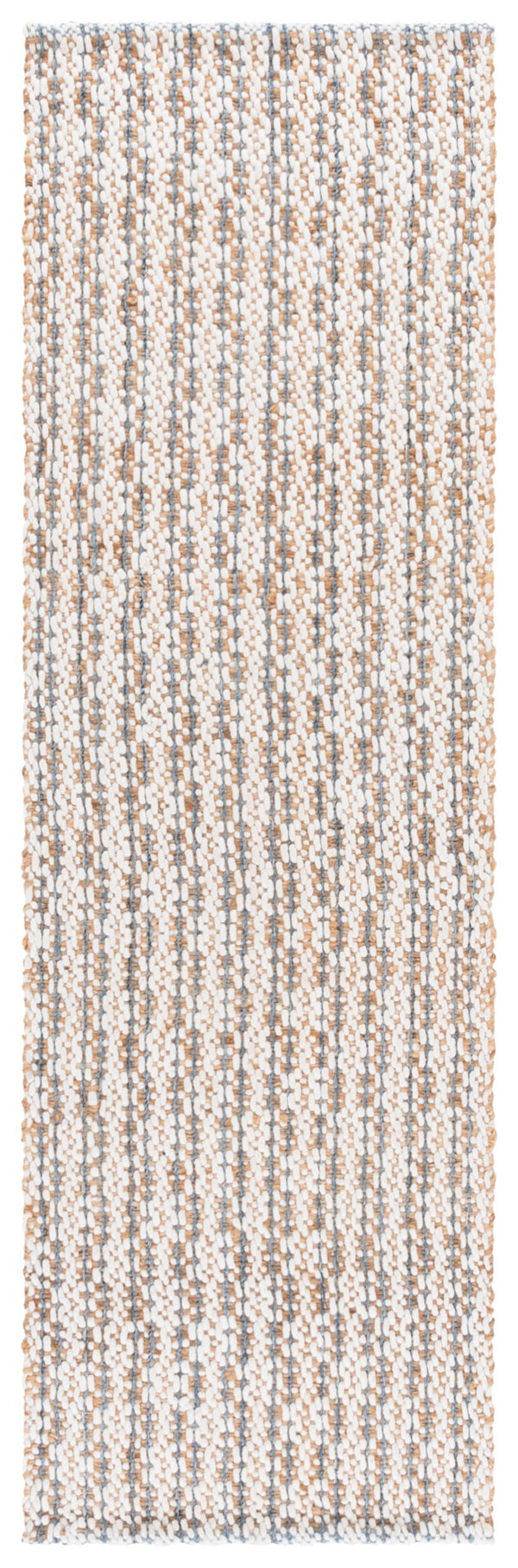 Safavieh Natural Hand-loomed Area Rug In Timeless Ivory – Elegant, Eco-friendly Décor For Any Room Natural ,Blue 50% Jute 45% Wool,& 5% Pet Nfb225n-6