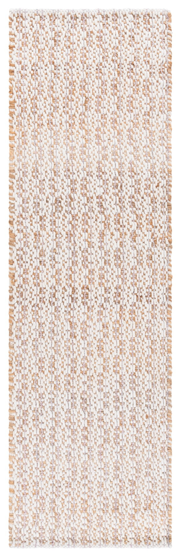 Safavieh Natural Hand-loomed Area Rug In Timeless Ivory – Elegant, Eco-friendly Décor For Any Room Natural ,Pink 50% Jute 45% Wool,& 5% Pet Nfb225u-4