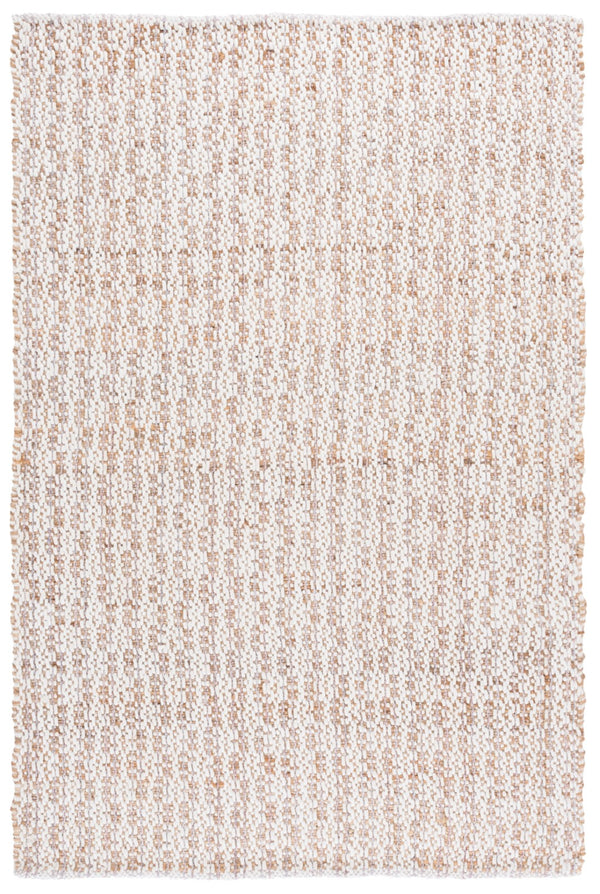 Safavieh Natural Hand-loomed Area Rug In Timeless Ivory – Elegant, Eco-friendly Décor For Any Room Natural ,Pink 50% Jute 45% Wool,& 5% Pet Nfb225u-4