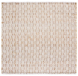 Safavieh Natural Hand-loomed Area Rug In Timeless Ivory – Elegant, Eco-friendly Décor For Any Room Natural ,Pink 50% Jute 45% Wool,& 5% Pet Nfb225u-4