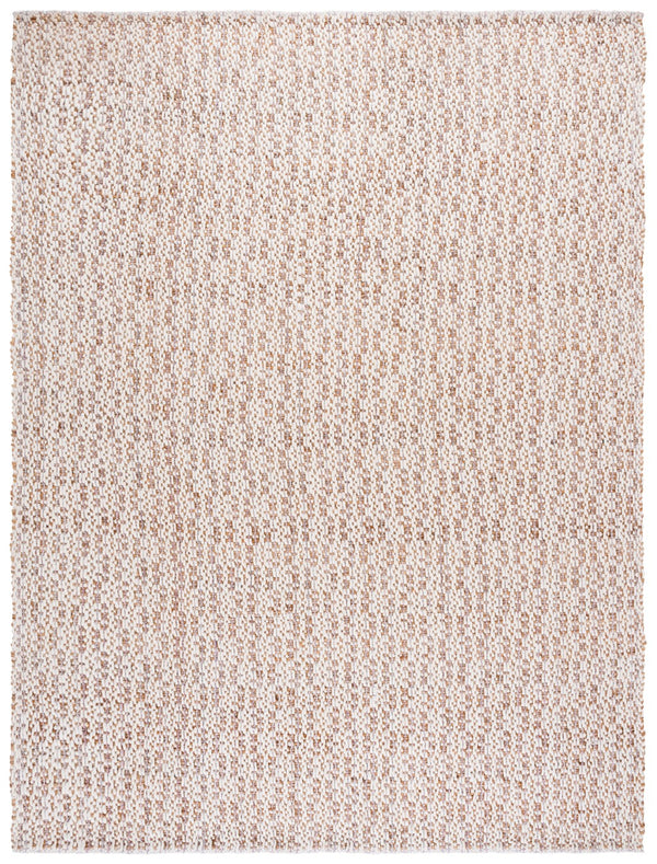 Safavieh Natural Hand-loomed Area Rug In Timeless Ivory – Elegant, Eco-friendly Décor For Any Room Natural ,Pink 50% Jute 45% Wool,& 5% Pet Nfb225u-4