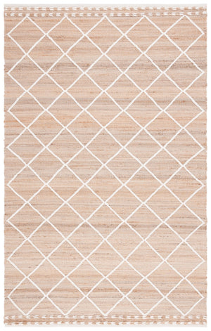 Safavieh Natural Fiber 278 Hand Woven 60% Jute, 20% Wool, 20% Cotton Natural Fiber Rug Natural / Ivory NFB278A-8