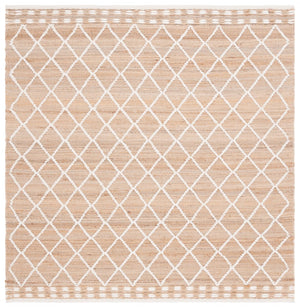 Safavieh Natural Fiber 278 Hand Woven 60% Jute, 20% Wool, 20% Cotton Natural Fiber Rug Natural / Ivory NFB278A-6SQ