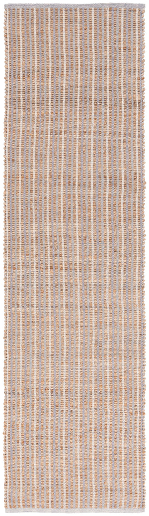 Safavieh Natural Handwoven Runner Rug - Eco-friendly Jute & Cotton Blend For Stylish Home Décor & Comfort Natural ,Grey 60% Jute 40% Cotton Nfb326f-29