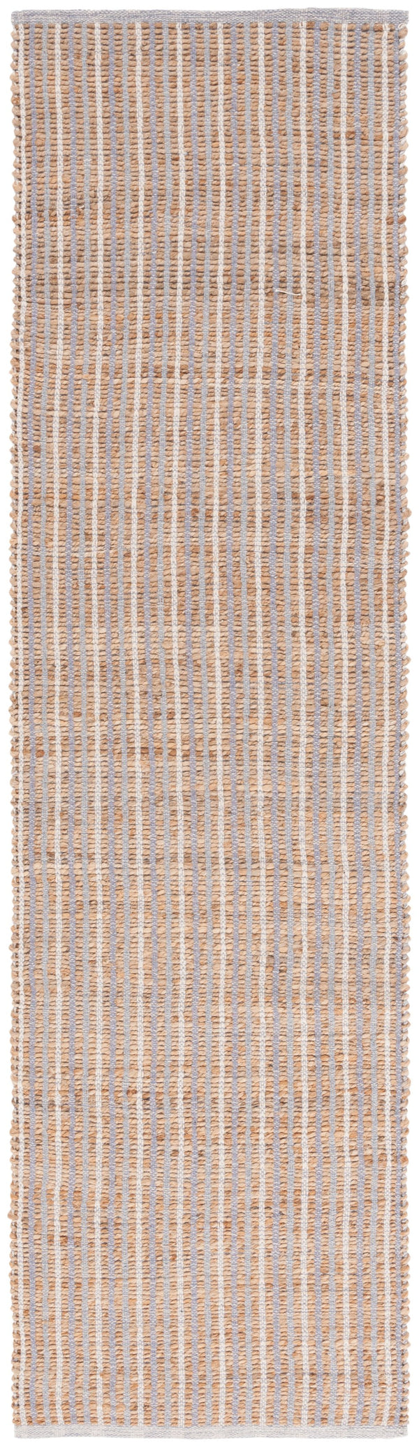 Safavieh Natural Handwoven Runner Rug - Eco-friendly Jute & Cotton Blend For Stylish Home Décor & Comfort Natural ,Grey 60% Jute 40% Cotton Nfb326f-29