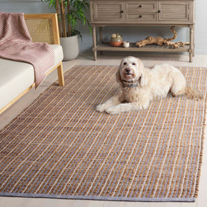 Safavieh Natural Handwoven Area Rug In Serene Grey - Durable, Sustainable, And Stylish Home Décor Piece Natural ,Grey 60% Jute 40% Cotton Nfb326f-6