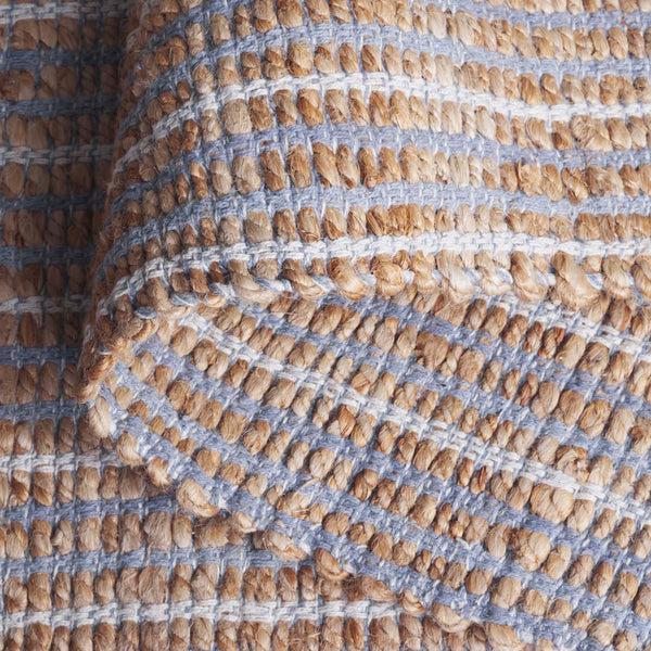 Safavieh Natural Handwoven Runner Rug - Eco-friendly Jute & Cotton Blend For Stylish Home Décor & Comfort Natural ,Grey 60% Jute 40% Cotton Nfb326f-5