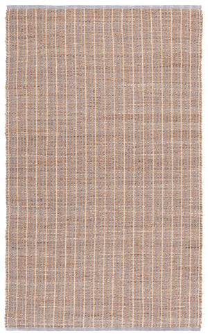 Safavieh Natural Handwoven Runner Rug - Eco-friendly Jute & Cotton Blend For Stylish Home Décor & Comfort Natural ,Grey 60% Jute 40% Cotton Nfb326f-5