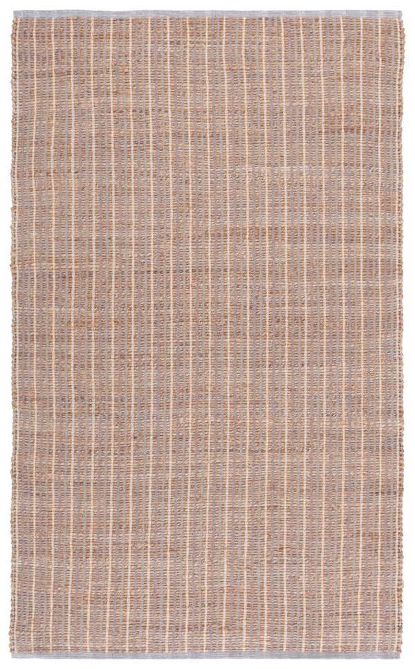 Safavieh Natural Handwoven Area Rug In Serene Grey - Durable, Sustainable, And Stylish Home Décor Piece Natural ,Grey 60% Jute 40% Cotton Nfb326f-6