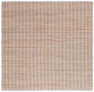 Safavieh Natural Handwoven Runner Rug - Eco-friendly Jute & Cotton Blend For Stylish Home Décor & Comfort Natural ,Grey 60% Jute 40% Cotton Nfb326f-6sq