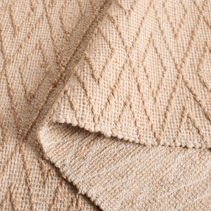 Safavieh Natural Handwoven Runner Rug - Elegant Geometric Design In Organic Jute & Cotton For Timeless Style Natural 60% Jute 40% Cotton Nfb327a-5