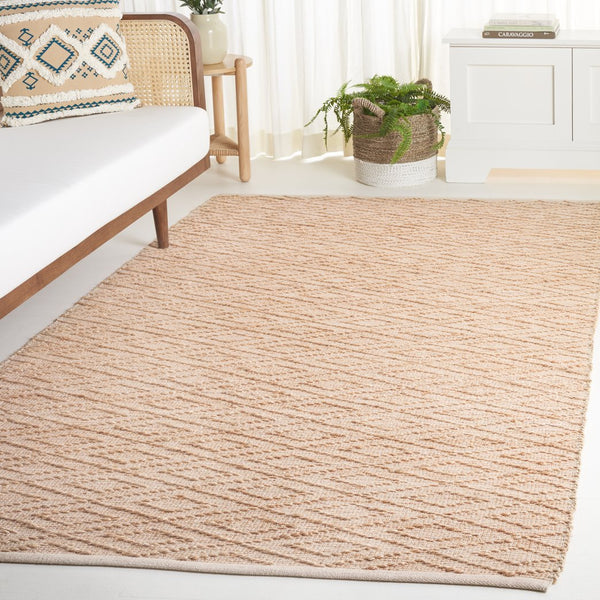 Safavieh Natural Handwoven Runner Rug - Elegant Geometric Design In Organic Jute & Cotton For Timeless Style Natural 60% Jute 40% Cotton Nfb327a-5