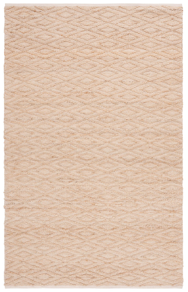 Safavieh Natural Handwoven Runner Rug - Elegant Geometric Design In Organic Jute & Cotton For Timeless Style Natural 60% Jute 40% Cotton Nfb327a-5