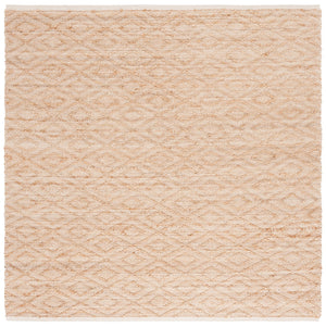 Safavieh Natural Handwoven Runner Rug - Elegant Geometric Design In Organic Jute & Cotton For Timeless Style Natural 60% Jute 40% Cotton Nfb327a-6sq