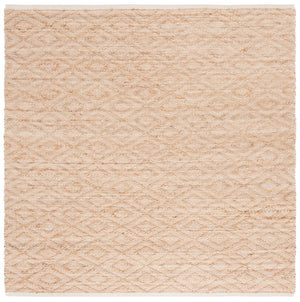 Safavieh Natural Handwoven Area Rug - Sustainable Jute & Cotton Blend With Timeless Diamond Design For Style Natural 60% Jute 40% Cotton Nfb327a-4