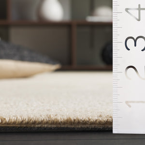 Safavieh Natural Fiber Hand-tufted Area Rug - Eco-friendly Jute & Cotton Blend, Elegant Home Décor Accent Ivory 80% Jute 20% Cotton Nfb353a-5