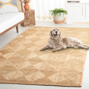 Safavieh Natural Fiber Area Rug - Hand-loomed Jute With Geometric Design For Luxurious Living Room Decor Natural Jute Pile Nfb480a-29