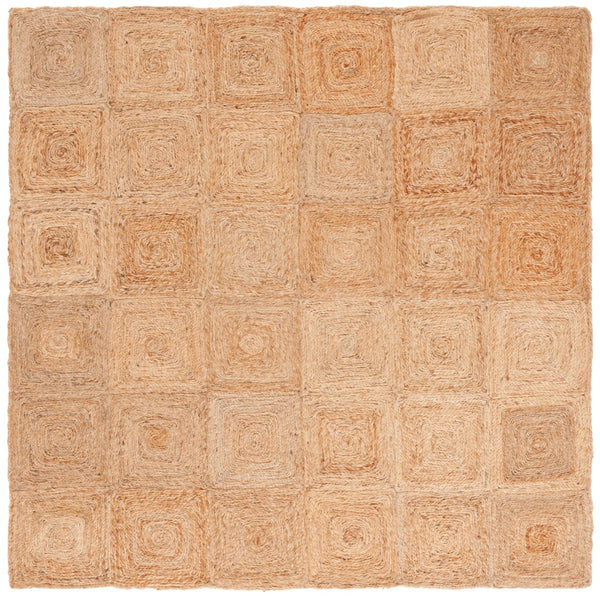 Safavieh Natural Fiber Area Rug - Hand-loomed Jute With Geometric Design For Luxurious Living Room Decor Natural Jute Pile Nfb480a-29