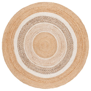 Safavieh Natural Handwoven Jute Area Rug - Eco-friendly Elegance For Stylish Living Spaces And Comfort Natural ,Ivory Jute Nfb534a-4r