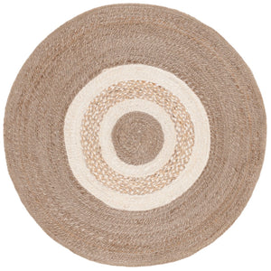 Safavieh Natural Handwoven Jute Rug - Elegant Artisanal Accent For Timeless Home Decor And Luxurious Warmth Natural ,Grey Jute Nfb536f-4r