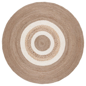 Safavieh Natural Handwoven Jute Rug - Elegant Artisanal Accent For Timeless Home Decor And Luxurious Warmth Natural ,Grey Jute Nfb536f-4r