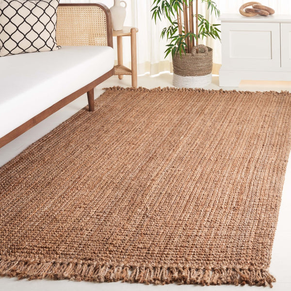 Safavieh Ntural Fiber Jute Area Rug - Hand-loomed Eco-friendly Design For Stylish Home Décor & Comfort Natural Jute Pile Nfb575a-3