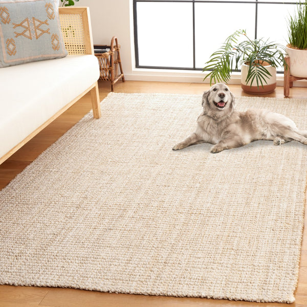 Safavieh Natural Hand-loomed Jute And Coir Area Rug - Timeless Elegance For Eco-friendly Home Decor Bleach ,Ivory 70% Jute,30% Coir Nfb576b-3