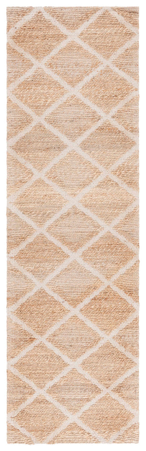 Safavieh Natural Fiber 657a Rug - Elegant Ivory Design, Eco-friendly Jute & Cotton Blend For Timeless Style Natural ,Ivory 80% Jute 20% Cotton Nfb657a-8