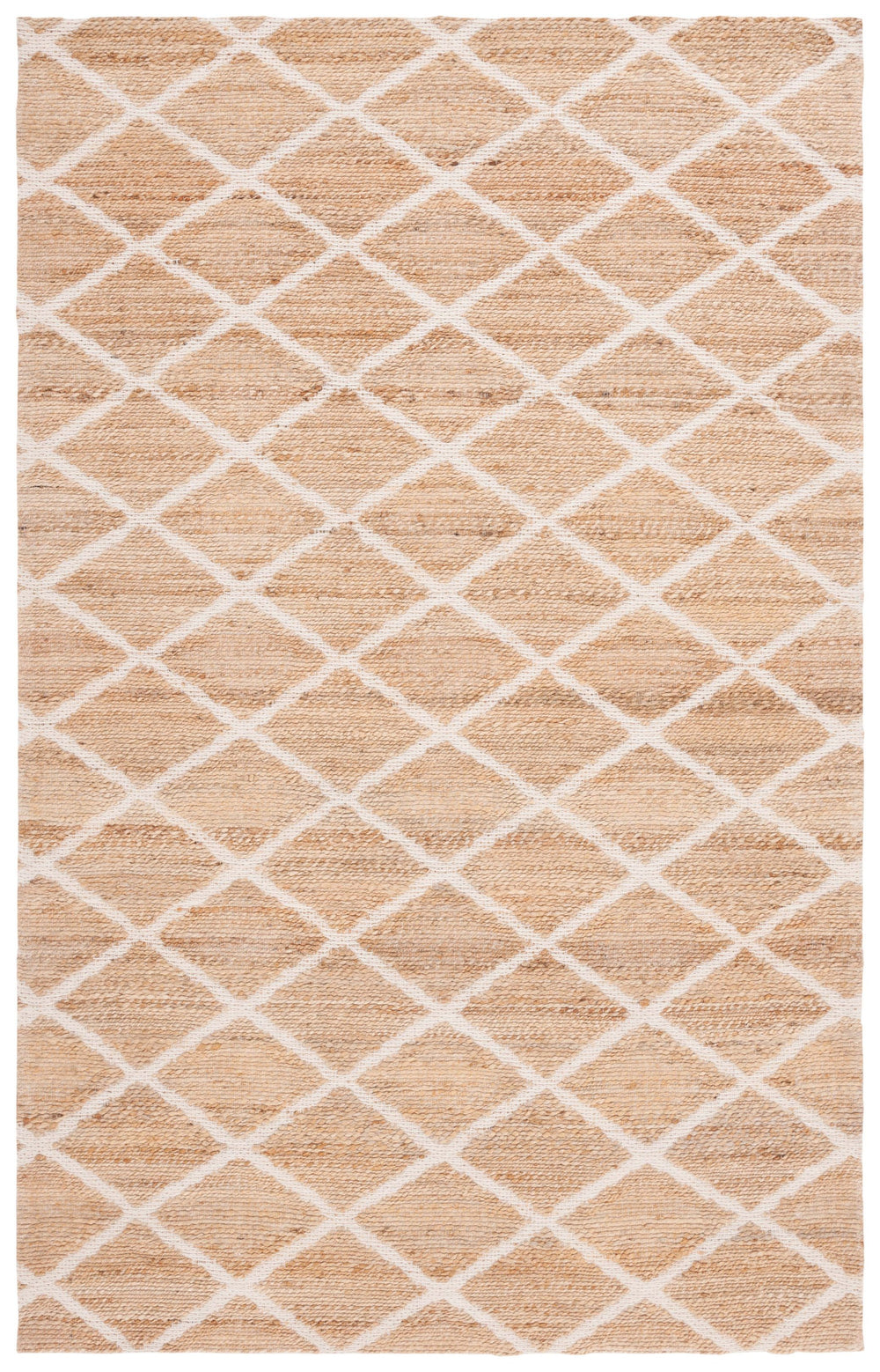 Safavieh Natural Fiber 657a Rug - Elegant Ivory Design, Eco-friendly Jute & Cotton Blend For Timeless Style Natural ,Ivory 80% Jute 20% Cotton Nfb657a-8