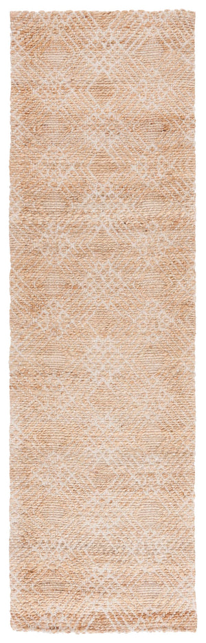 Safavieh Natural Area Rug - Handloomed Jute & Cotton Blend In Elegant Ivory Tones For Timeless Home Decor Natural ,Ivory 80% Jute 20% Cotton Nfb658a-8