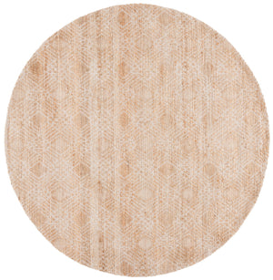 Safavieh Natural Area Rug - Handloomed Jute & Cotton Blend In Elegant Ivory Tones For Timeless Home Decor Natural ,Ivory 80% Jute 20% Cotton Nfb658a-8