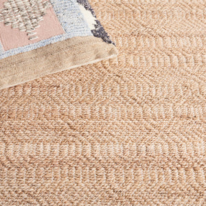 Safavieh Natural Fiber Area Rug – Handloomed Jute & Cotton Blend For Timeless Style And Elegance In Any Space Natural ,Ivory 80% Jute 20% Cotton Nfb659a-5