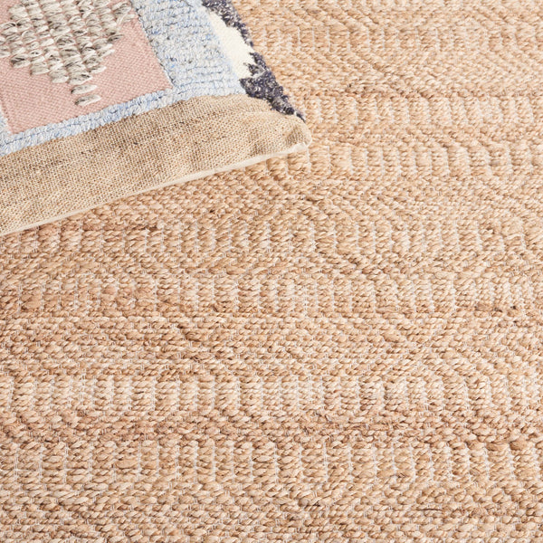 Safavieh Natural Fiber Area Rug – Handloomed Jute & Cotton Blend For Timeless Style And Elegance In Any Space Natural ,Ivory 80% Jute 20% Cotton Nfb659a-5