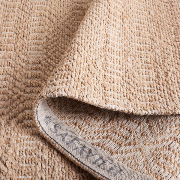 Safavieh Natural Fiber Area Rug – Handloomed Jute & Cotton Blend For Timeless Style And Elegance In Any Space Natural ,Ivory 80% Jute 20% Cotton Nfb659a-5