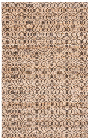 Safavieh Natural Fiber Area Rug – Handloomed Jute & Cotton Blend For Timeless Style And Elegance In Any Space Natural ,Black 80% Jute 20% Cotton Nfb659z-7r
