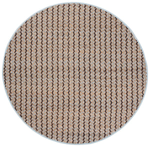 Safavieh Natural Fiber Runner Rug - Bohemian Elegance In Eco-friendly Jute And Cotton For Your Home Decor Natural ,Turquoise 80% Jute,20% Cotton Nfb661k-7r