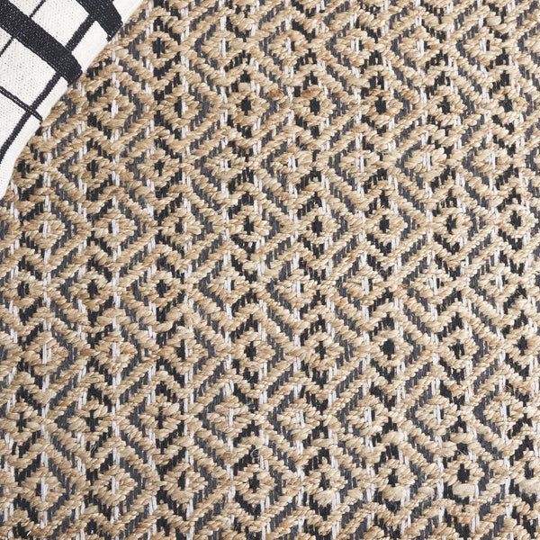 Safavieh Natural Fiber Runner Rug - Bohemian Elegance In Eco-friendly Jute And Cotton For Your Home Decor Natural ,Black 80% Jute,20% Cotton Nfb661z-5