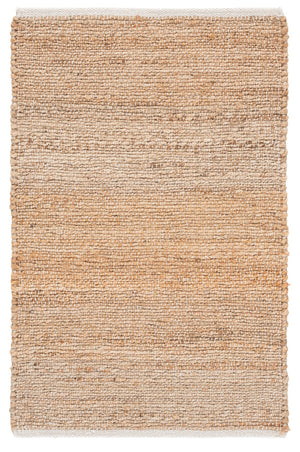 Safavieh Natural Jute-Cotton Flat-Weave Ivory Area Rug — Durable Low-Profile Texture, Ethically Handcrafted India 5'-0" x 8'-0" NFB662B-5